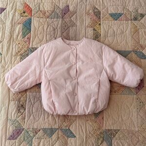 Baby Gap Misty Rose Pink Bubble Puffer Jacket - 18-24mo